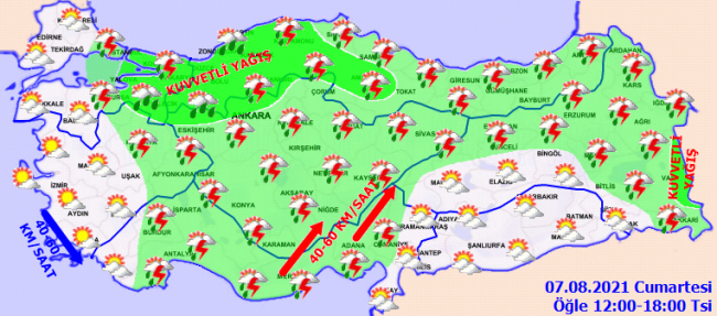 Yurt genelinde sağanak etkili olacak